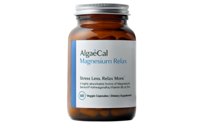 AlgaeCal Magnesium Relax Veggie Capsules 60 capsules