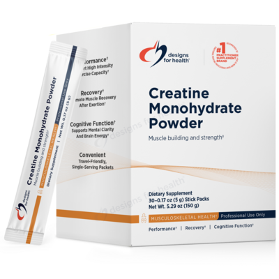 Creatine Monohydrate Powder 30 Stick Packets