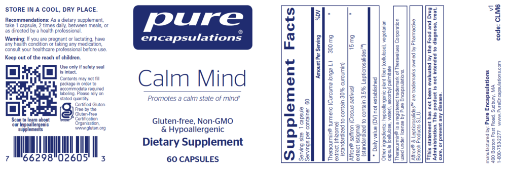 Product image for Calm Mind.