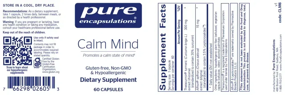 Product image for Calm Mind.