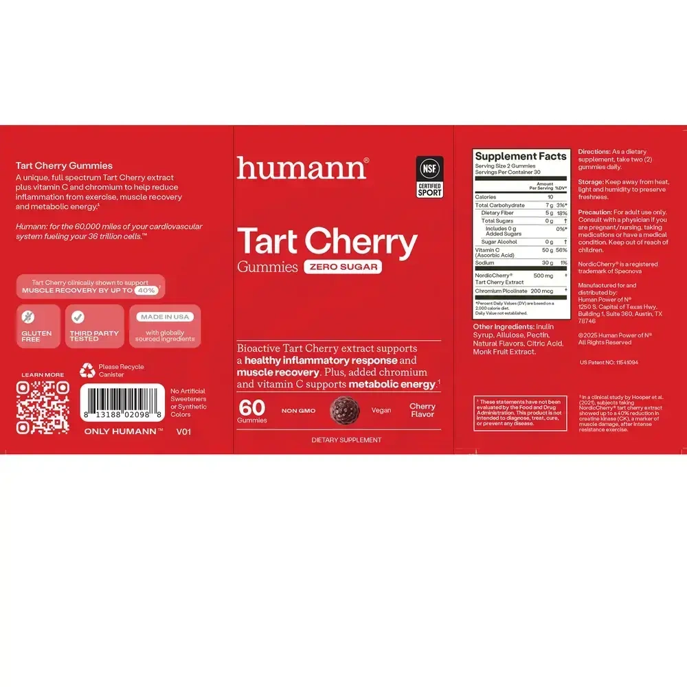 Product image for Tart Cherry Gummies.