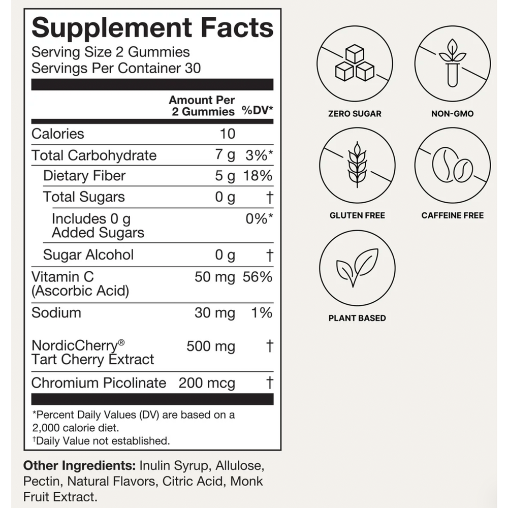 Product image for Tart Cherry Gummies.