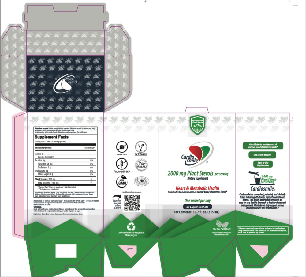 Product image for Cardiosmile, Liquid Plant Sterols, 2000mg.