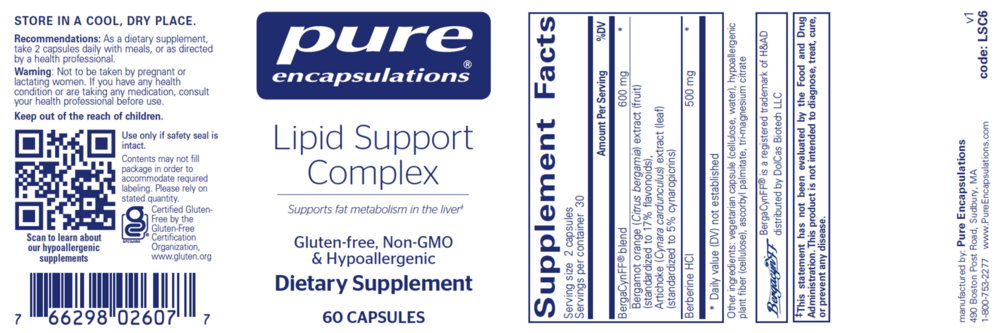 Product image for Lipid Support Complex.