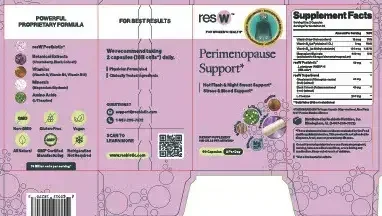 Product image for resW™ Perimenopause Support Postbiotic.