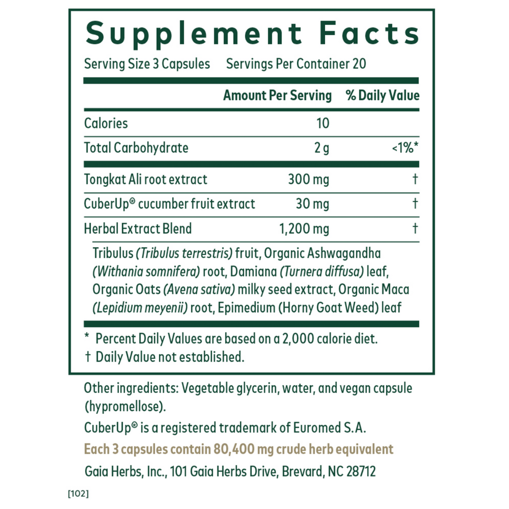Product image for TongkatADAM, Supports Healthy Testosterone Production*.