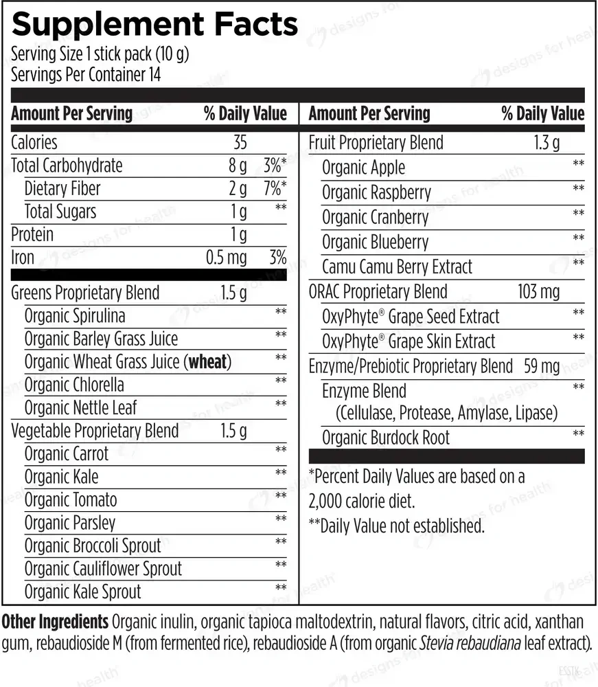 Product image for EssentiaGreens and Reds™.