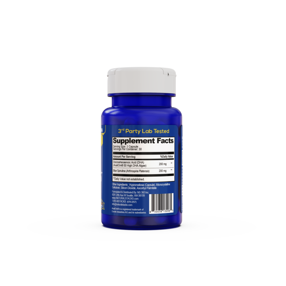 Product image for SMART OMEGAS with Blue Spirulina.