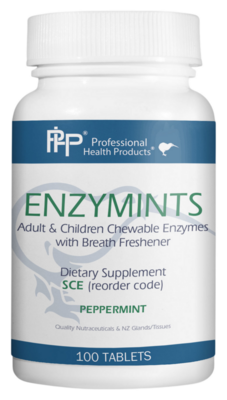 Enzymints Chewable Tablets - Peppermint