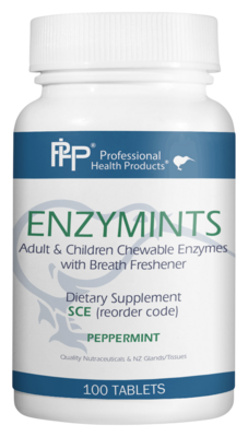 Enzymints Chewable Tablets - Peppermint 100 tablets Enzymints Chewable Tablets - Peppermint 100 tablets