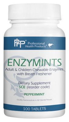 Enzymints Chewable Tablets - Peppermint 100 tablets