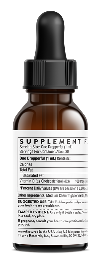 Product image for Vitamin D3 (Liquid).