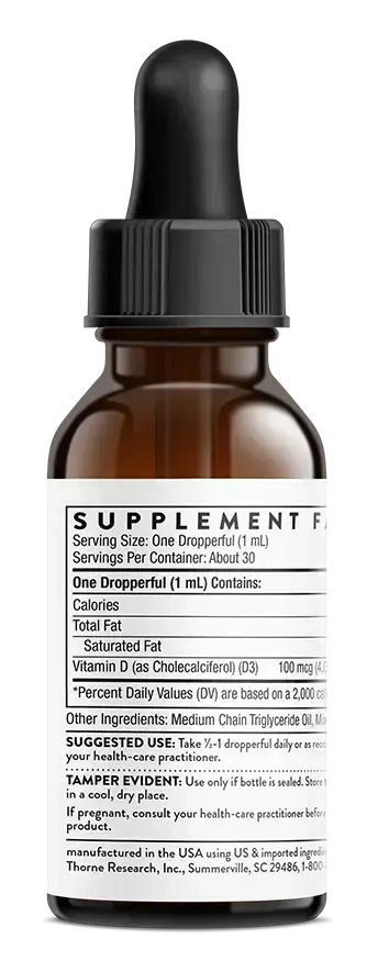 Product image for Vitamin D3 (Liquid).