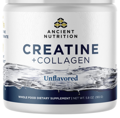 Creatine + Collagen - Unflavored 5.8 Ounces