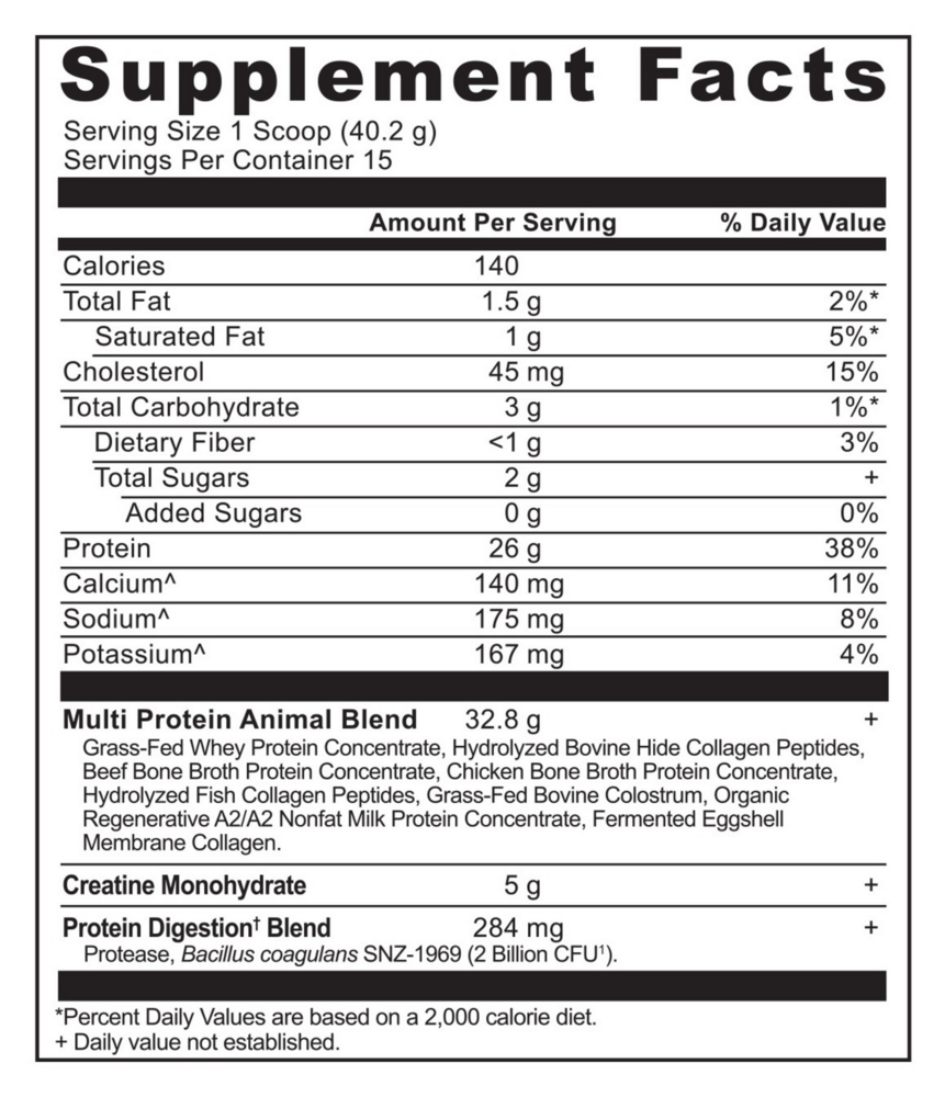 Product image for Multi Protein + Creatine Vanilla Bean.