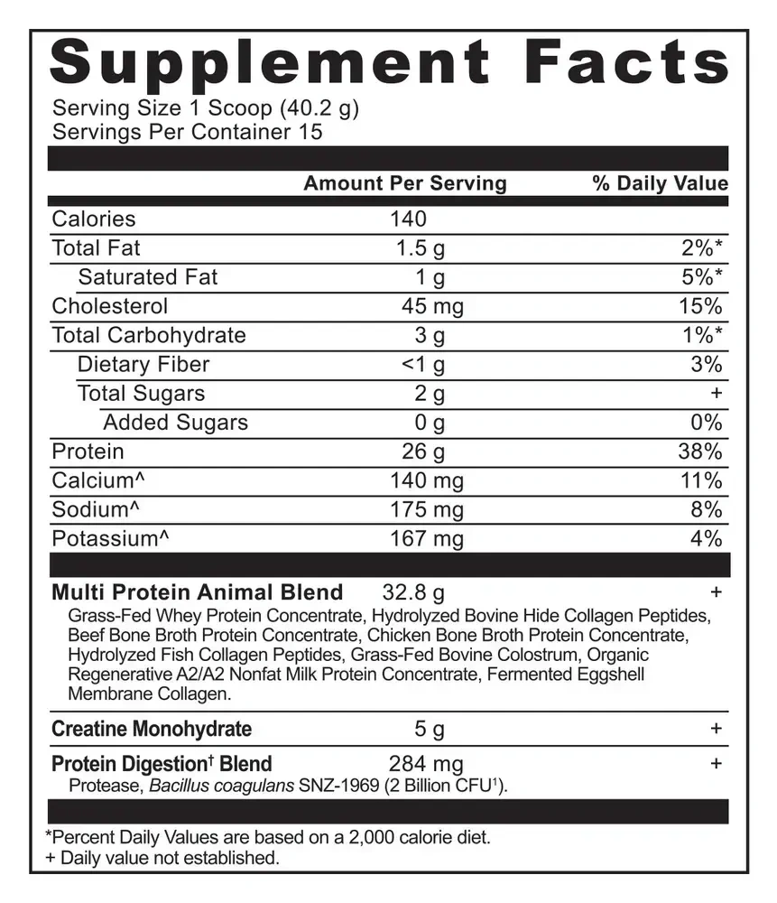 Product image for Multi Protein + Creatine, Vanilla Bean.