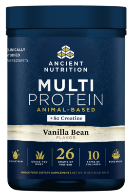 Multi Protein + Creatine, Vanilla Bean 604 Grams