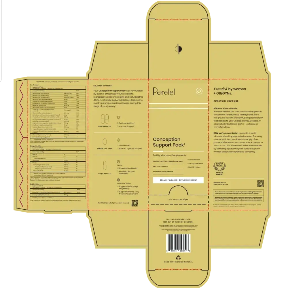 Product image for Perelel Conception Support Pack.