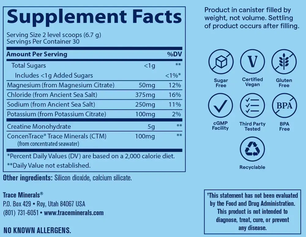 Product image for Hydro Pak Creatine + Electrolytes, Unflavored.