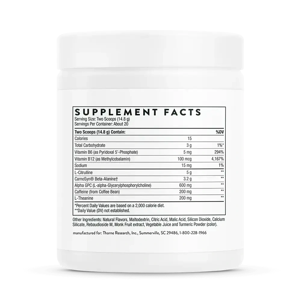 Product image for Advanced Pre-Workout, Rainbow Sherbet Flavor.