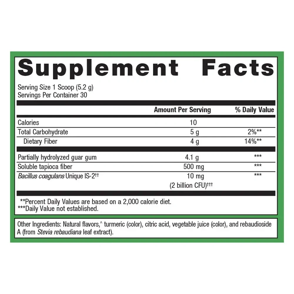 Product image for UltraFlora® Fiber, Prebiotic, &amp; Probiotic Powder, Orange.