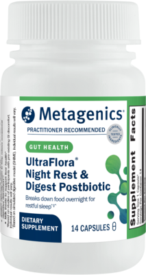 UltraFlora Night Rest & Digest Postbiotic  14 capsules