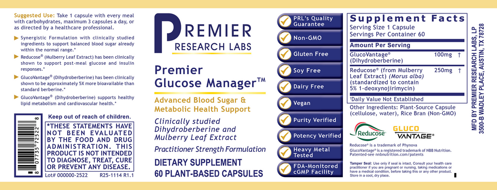Product image for Premier Glucose Manager.
