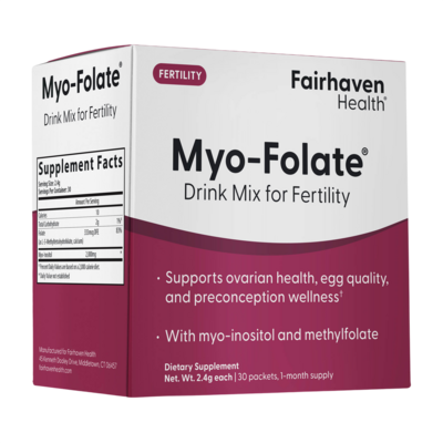 Myo-Folate Drink Mix for Fertility 30 Stick Packs