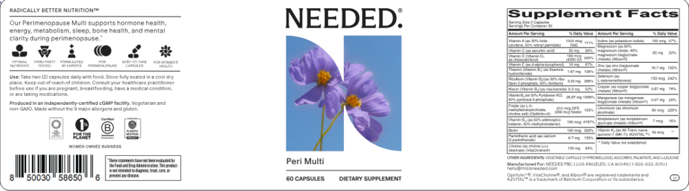 Product image for Perimenopause Multi Capsules.