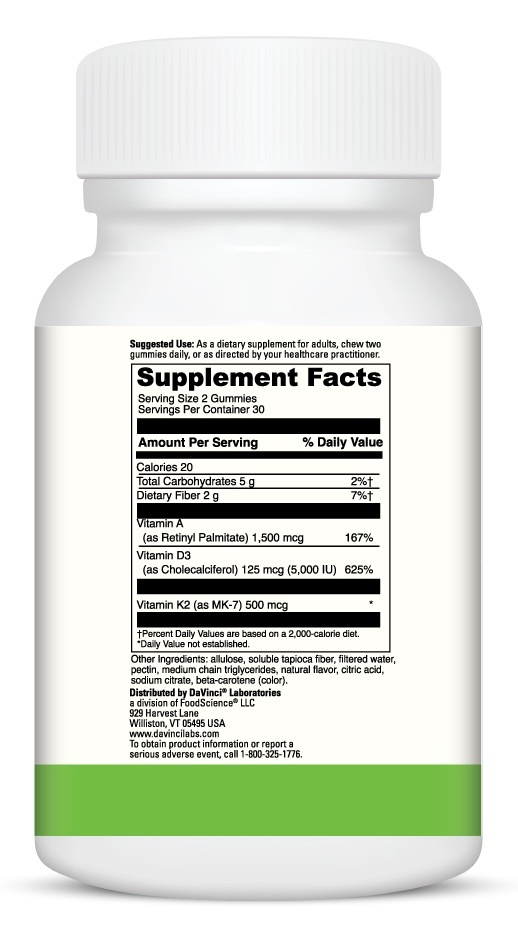 Product image for ADK Gummies, Sugar Free, Pineapple Flavor.