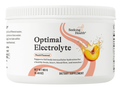 Optimal Electrolyte Powder, Peach Flavored 183 Grams