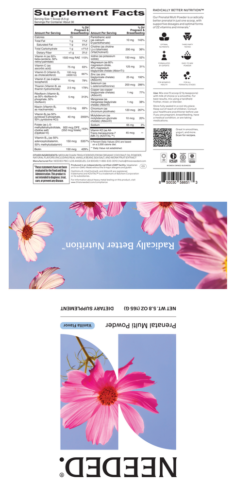 Product image for Prenatal Multi Powder.