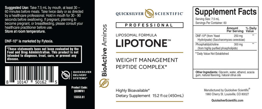 Product image for Lipotone Weight Management Peptide Complex.