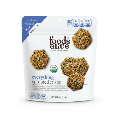 Everything Sprouted Crisps Organic 4 Ounces