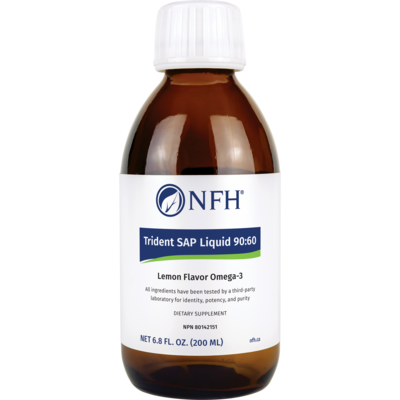 Trident SAP Liquid 90:60 (lemon flavor omega-3) 200 Milliliters Trident SAP Liquid 90:60 (lemon flavor omega-3) 200 Milliliters