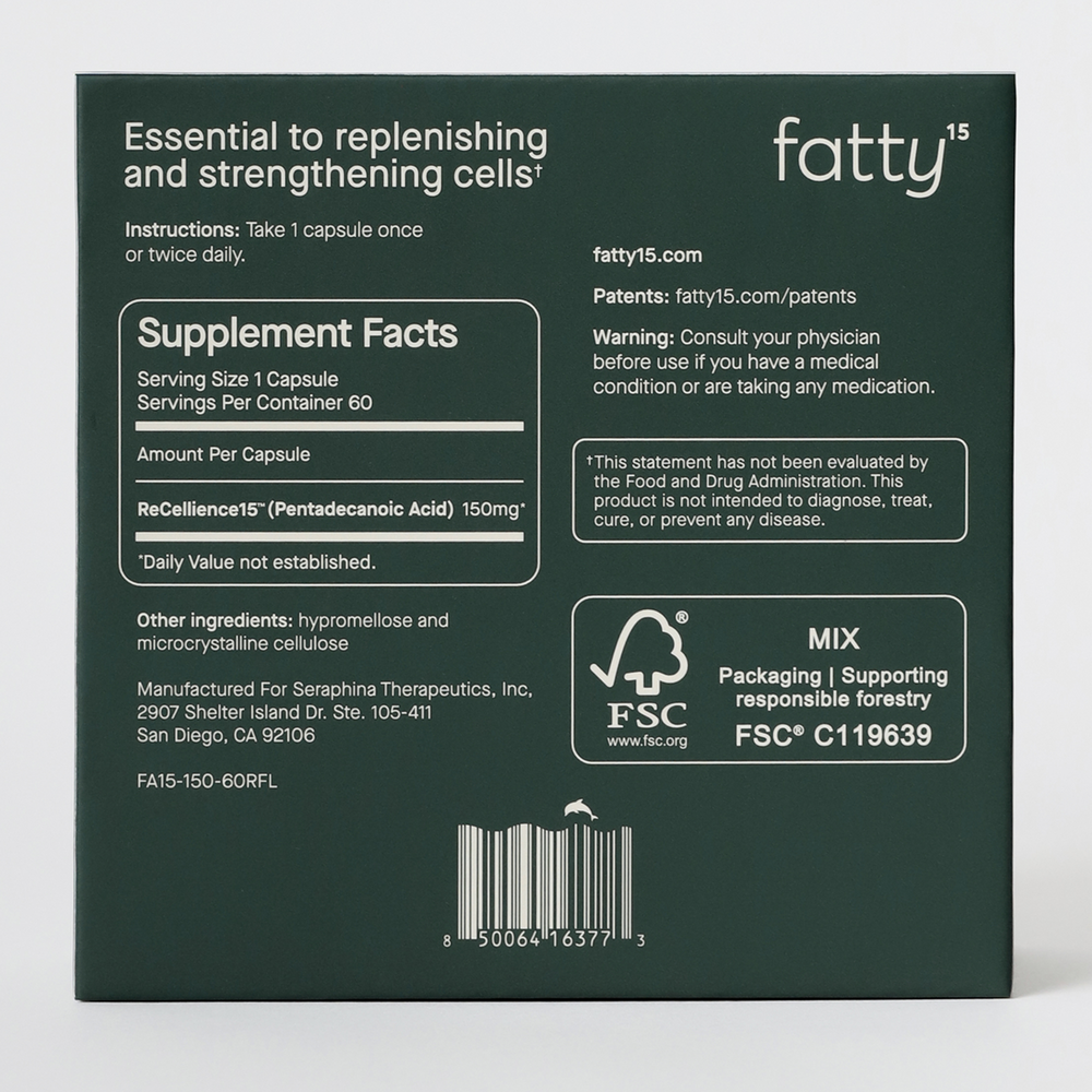 Product image for Fatty15 Advanced Formula Extra Strength.