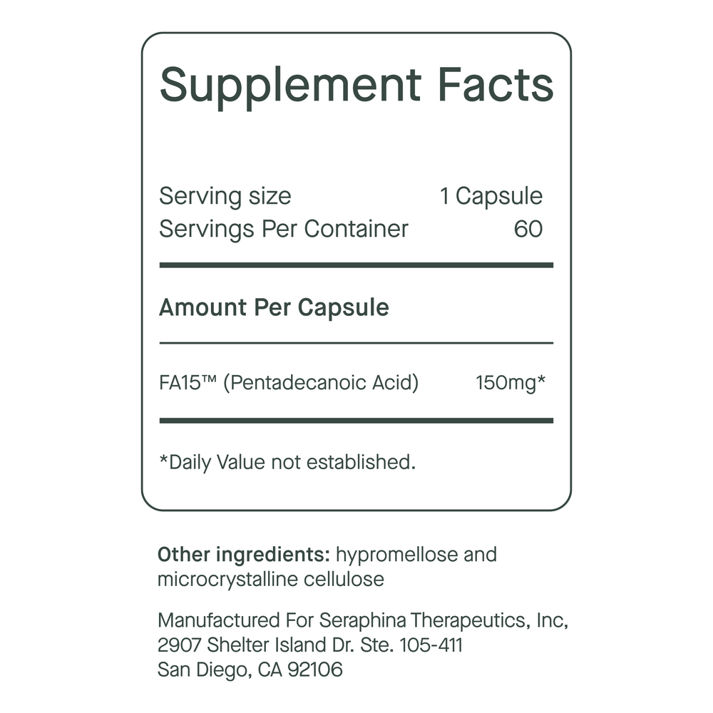 Product image for Fatty15 Advanced Formula Extra Strength.