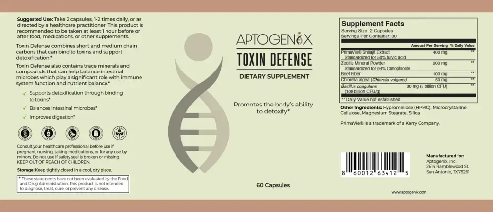 Product image for Toxin Defense.