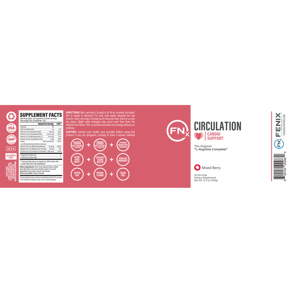 Product image for Circulation (Cardio Support) - Mixed Berry.