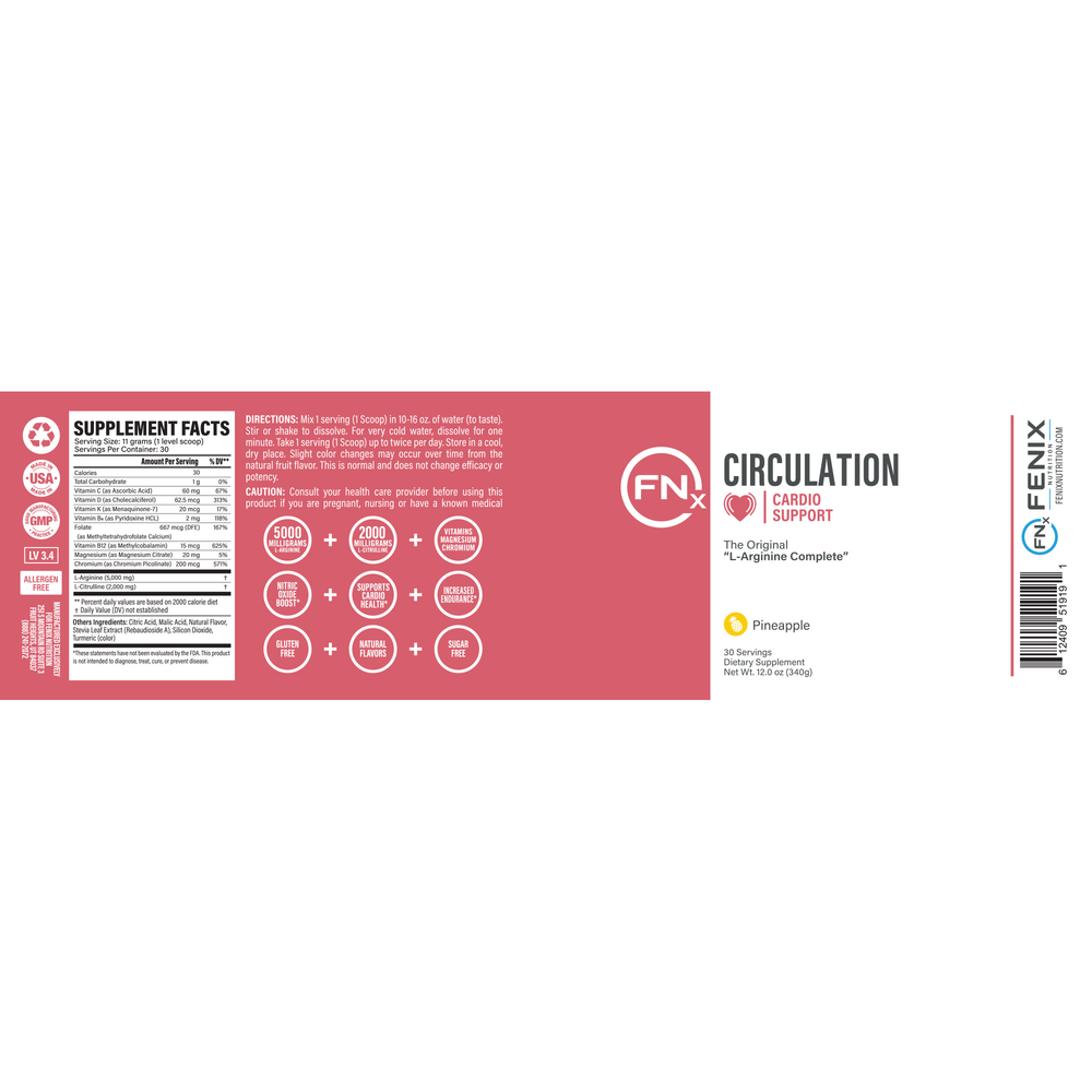 Product image for Circulation (Cardio Support) - Pineapple.