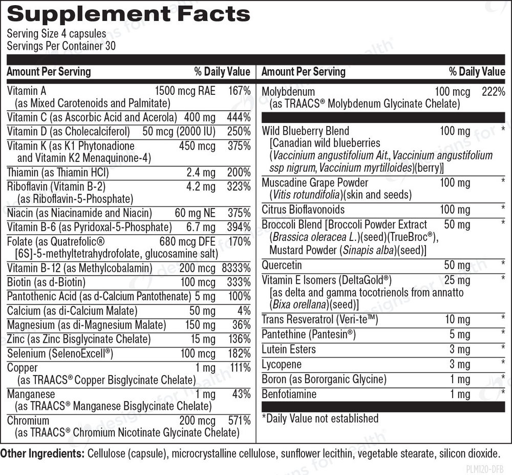 Product image for The Foundation of You, Multivitamin.
