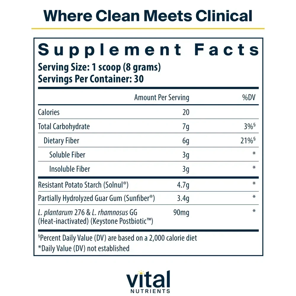 Product image for GLP-1 Daily Support Fiber Powder, Unflavored.