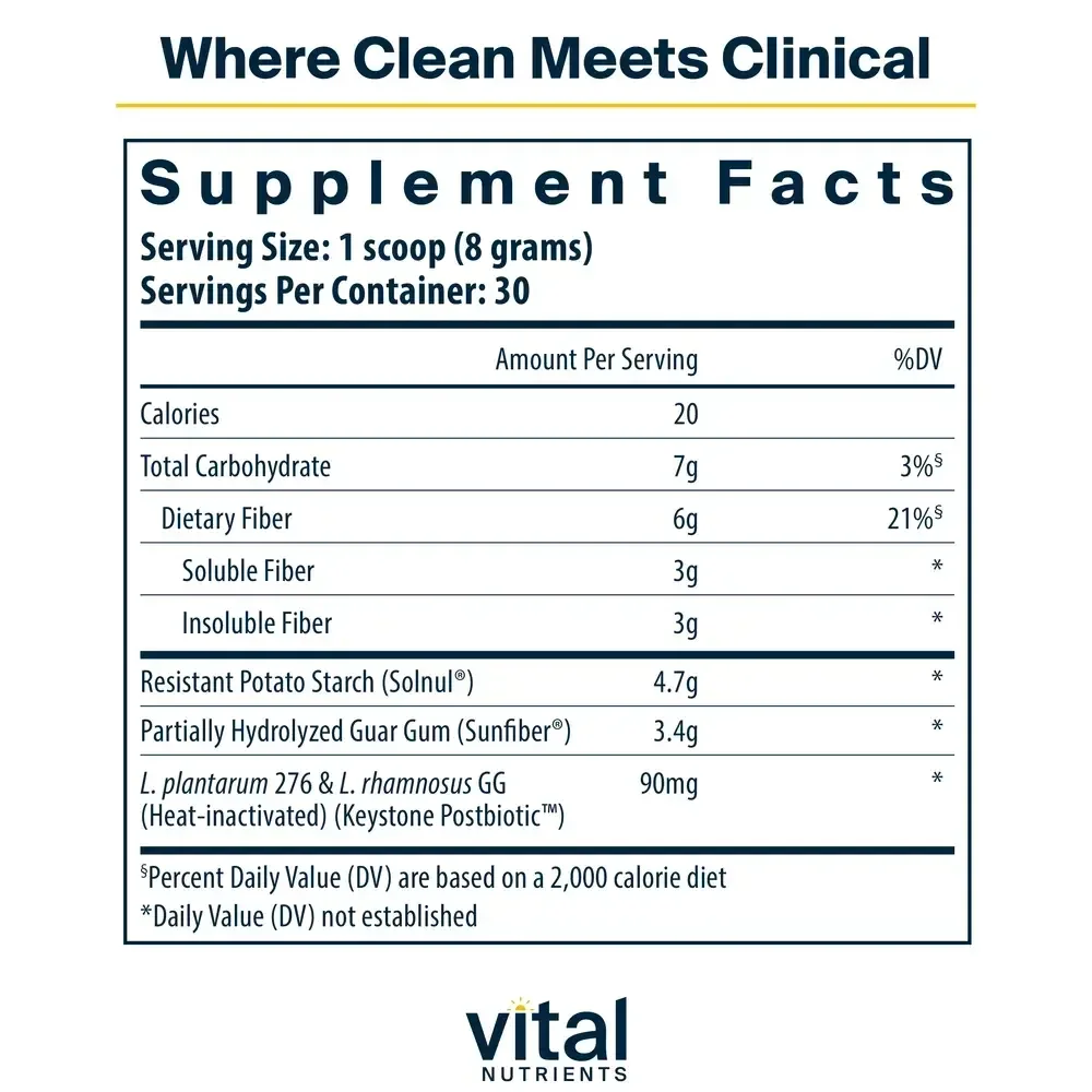 Product image for GLP-1 Daily Support Fiber Powder, Unflavored.