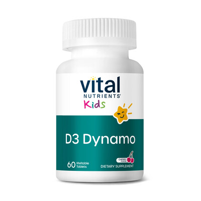 D3 Dynamo Meltable Tablets, Vitamin D, Cherry 60 tablets
