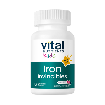 Kids Iron Invincibles, Meltable Tablets, Melon Berry 60 tablets