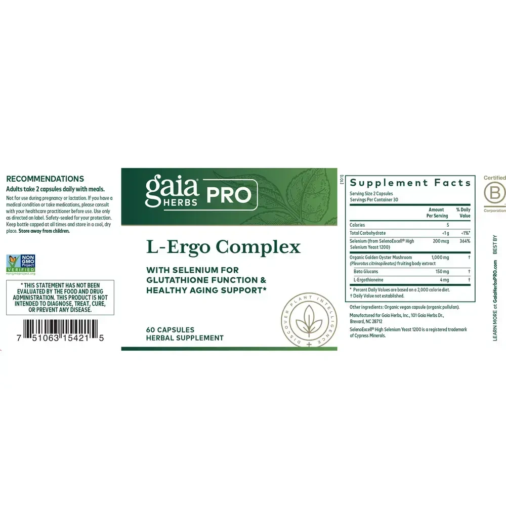 Product image for L-Ergo Complex, Healthy Aging Support.