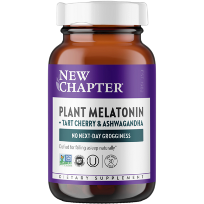 Plant Melatonin + Tart Cherry & Ashwagandha Tablets
