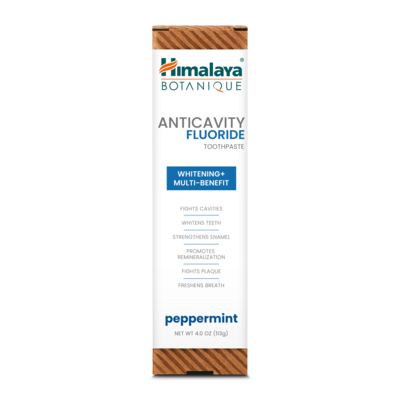 Anticavity Fluoride Toothpaste, Peppermint 4 Ounces