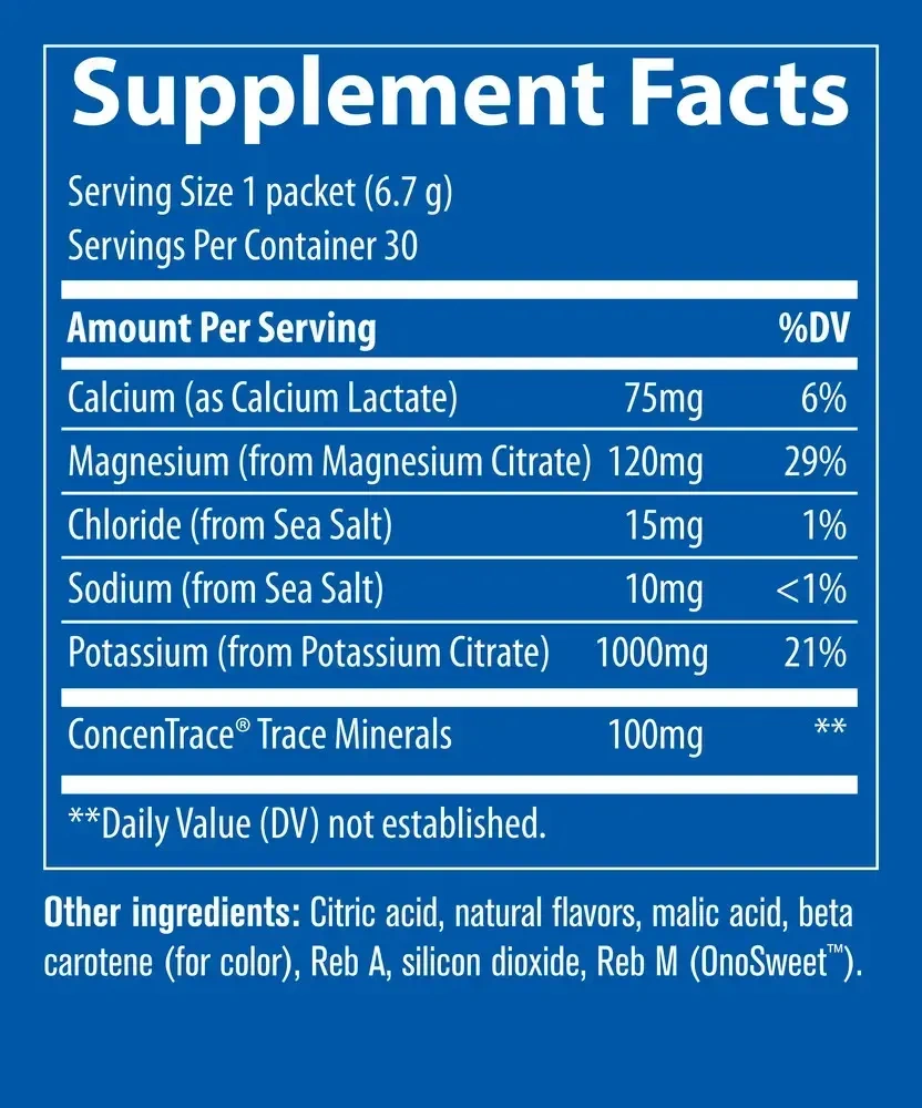 Product image for Hydro Pak Keto Potassium Formula Stick Packs, Orange.
