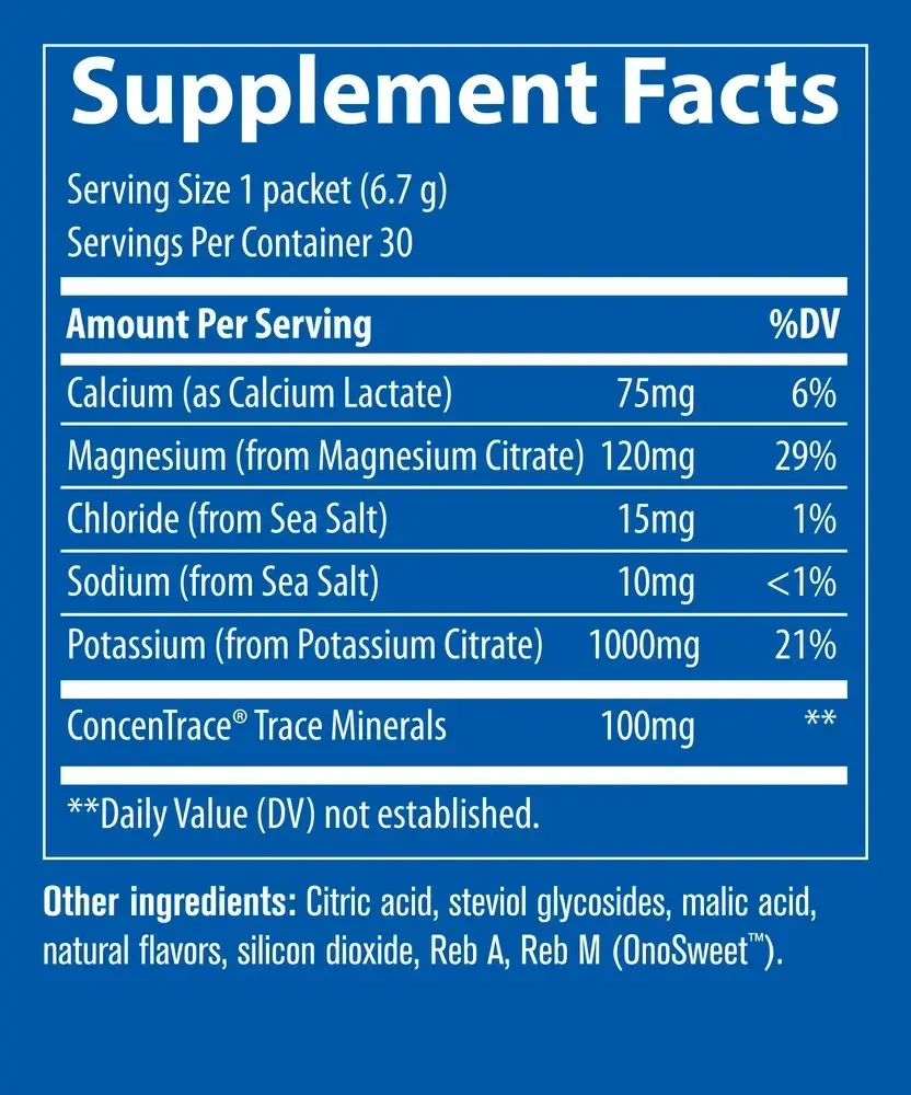 Product image for Hydro Pak Keto Potassium Formula Stick Packs, Lemon Lime.
